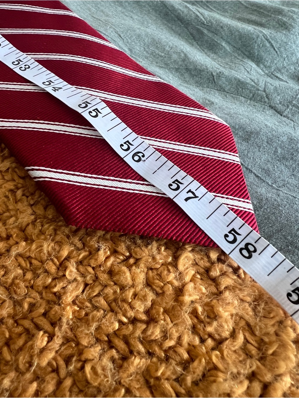 Vintage Brooks Brothers Red Striped Silk Tie - Picture 9 of 9